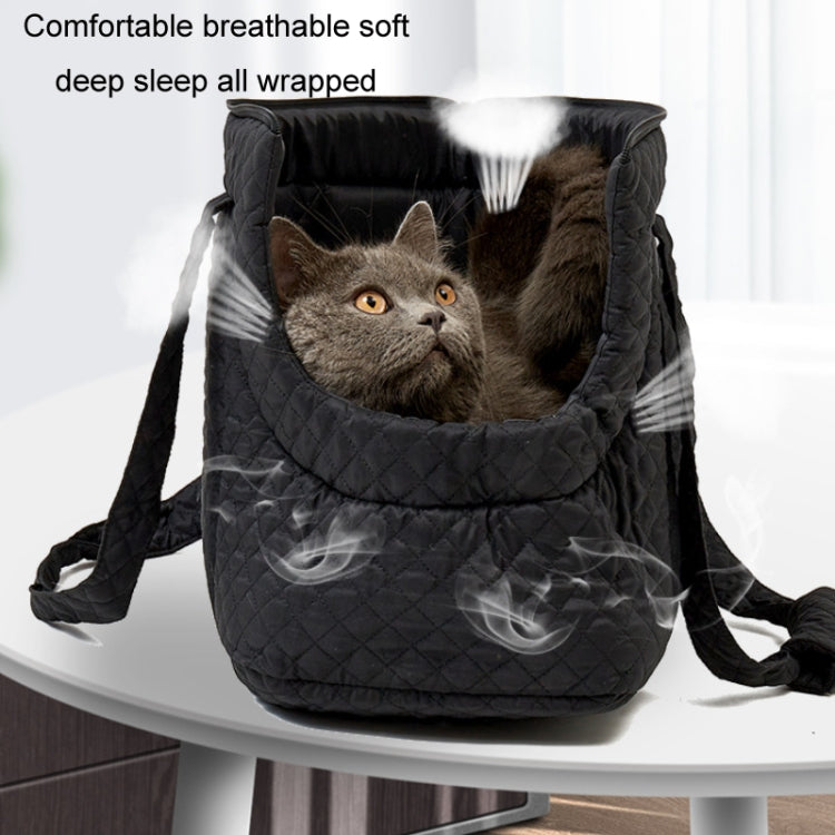 Pet Handbag Autumn And Winter Shoulder Cat Outing Bag, Color: Light Gray - Pet Bags by PMC TechLife | Online Shopping South Africa | PMC TechLife | Buy Now Pay Later Mobicred