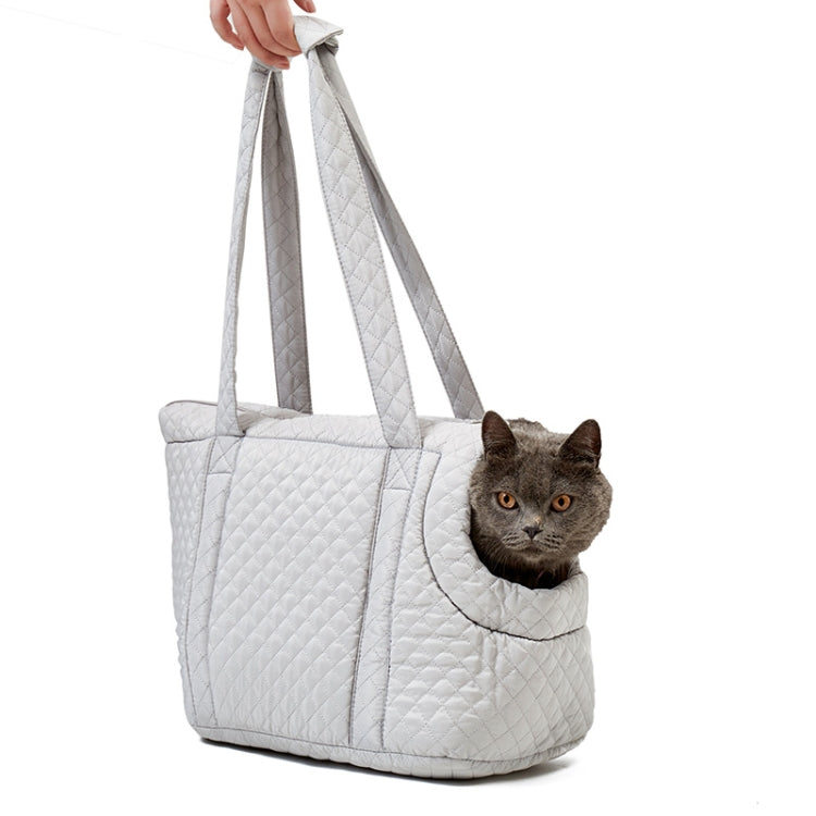 Pet Handbag Autumn And Winter Shoulder Cat Outing Bag, Color: Light Gray - Pet Bags by PMC TechLife | Online Shopping South Africa | PMC TechLife | Buy Now Pay Later Mobicred