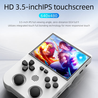 AMPOWN XU10 Handheld Game Console 3.5-Inch IPS Screen Linux System Portable Video Arcade 128G(White) - Pocket Console by AMPOWN | Online Shopping South Africa | PMC Jewellery | Buy Now Pay Later Mobicred