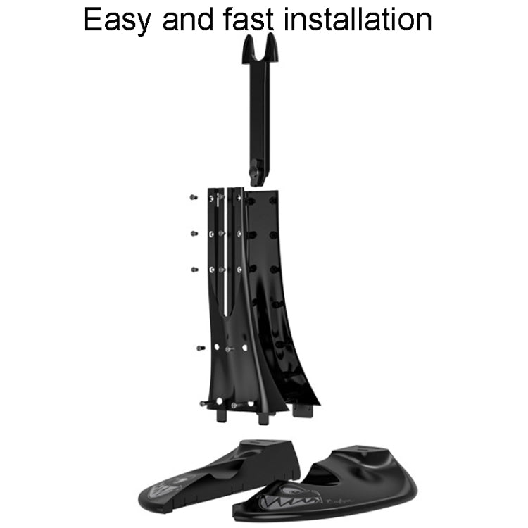 ENLEE L-10D Portable Adjustable Bicycle Parking Stand Road Bike Mountain Bike Support Rack Cycling Accessories(Black) - Holders by ENLEE | Online Shopping South Africa | PMC Jewellery