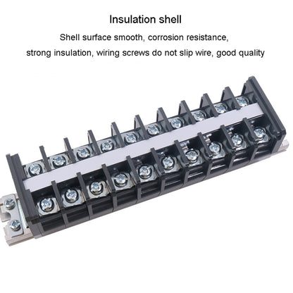 CHINT TD-2010 Terminal Block Rail Type Wiring Block Paralleling Wires Wire Connector - Booster Cable & Clip by CHNT | Online Shopping South Africa | PMC Jewellery | Buy Now Pay Later Mobicred