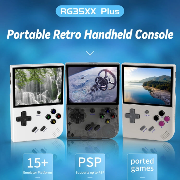 ANBERNIC RG35XX PLUS  Handheld Game Console 3.5-Inch IPS Screen Support HDMI TV 64GB(Retro Gray) - Pocket Console by ANBERNIC | Online Shopping South Africa | PMC Jewellery | Buy Now Pay Later Mobicred