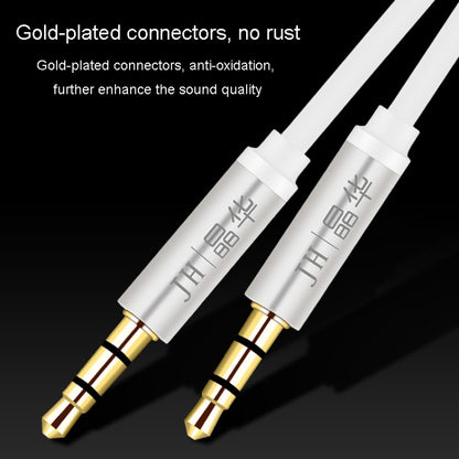 JINGHUA Audio Cable 3.5mm Male To Male AUX Audio Adapter Cable, Size: 2m(3 Knots White) - Video & Audio Cable by JINGHUA | Online Shopping South Africa | PMC Jewellery | Buy Now Pay Later Mobicred