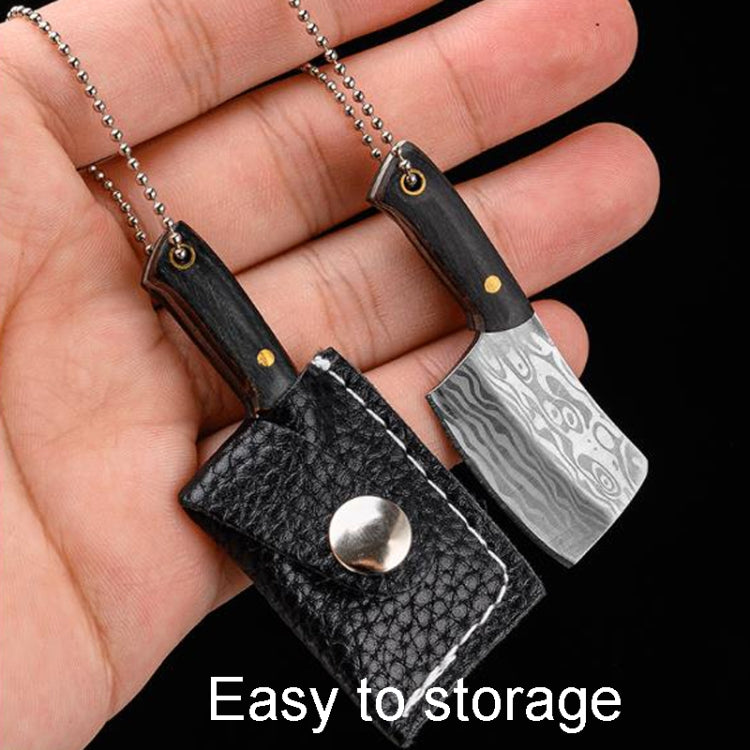 Mini Knife Keychain Portable Removal Express Pendant Accessory With Holster, Model: Small Machete - Burin &Cutting Knife by PMC TechLife | Online Shopping South Africa | PMC TechLife