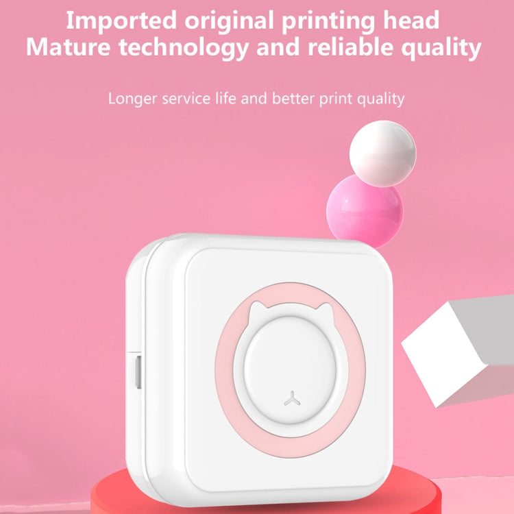 C15 Mini Student Bluetooth Inkless Photo Label Thermal Printer, Spec: Pink+10 Paper - Photo Printers by Huawei | Online Shopping South Africa | PMC TechLife | Buy Now Pay Later Mobicred