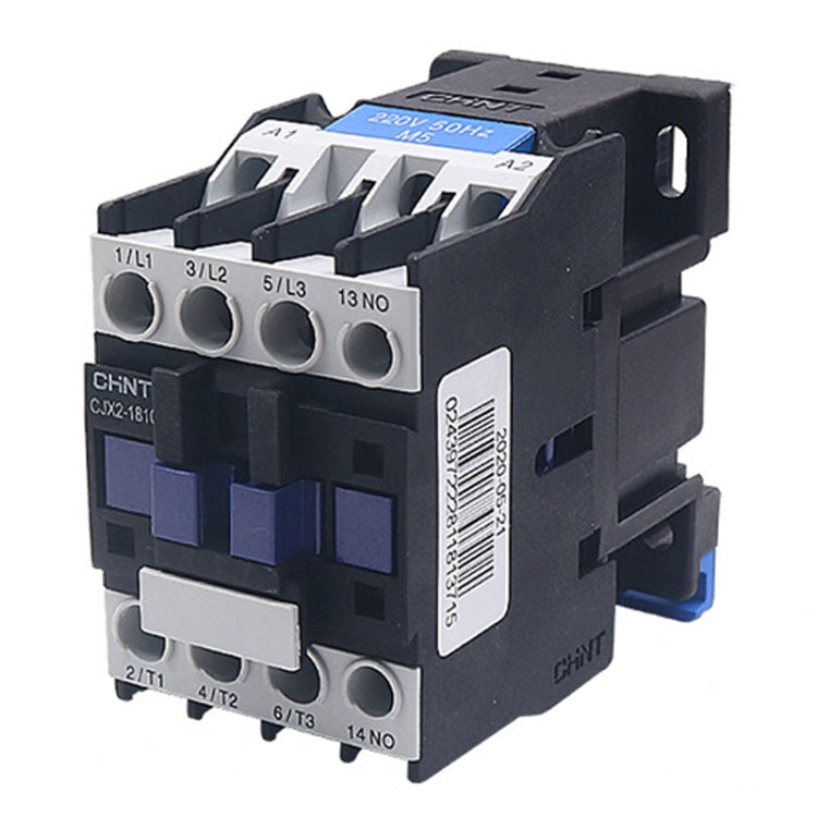 CHNT CJX2-1801 18A 220V Silver Alloy Contacts Multi-Purpose Single-Phase AC Contactor - Relays by CHNT | Online Shopping South Africa | PMC Jewellery | Buy Now Pay Later Mobicred