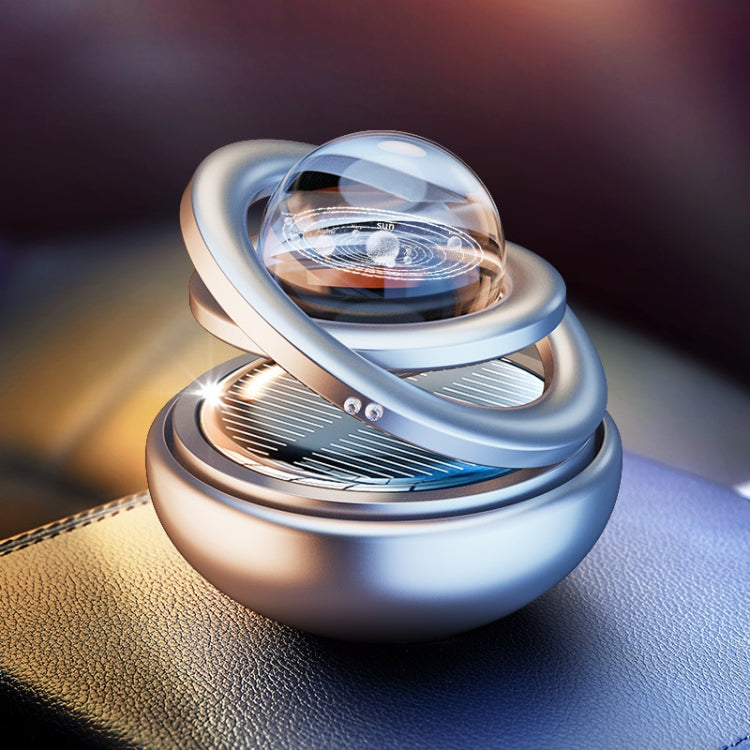 Interstellar Vast Solar Rotating Car Aromatherapy Ornaments, Color: Silver - Air Freshener by PMC TechLife | Online Shopping South Africa | PMC TechLife | Buy Now Pay Later Mobicred
