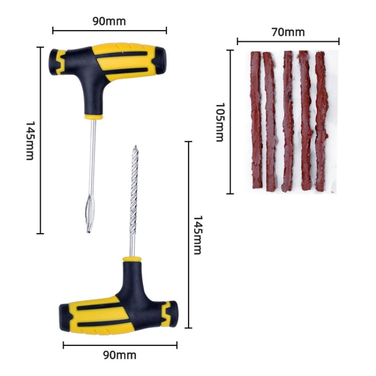 4pcs Automotive Vacuum Tire Repair Tool Car Tire Patching Instrument Set - Tire Repair & Installation Tools by PMC TechLife | Online Shopping South Africa | PMC TechLife | Buy Now Pay Later Mobicred