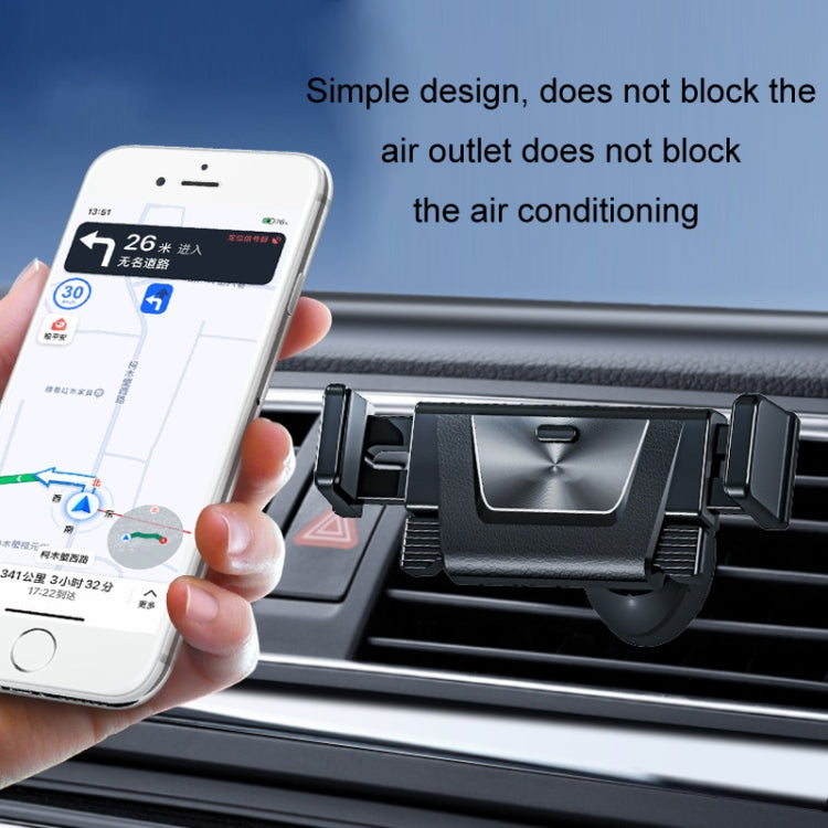 Car Air Outlet Mobile Phone Navigation Fixed Bracket(Black) - Car Holders by PMC Jewellery | Online Shopping South Africa | PMC Jewellery | Buy Now Pay Later Mobicred