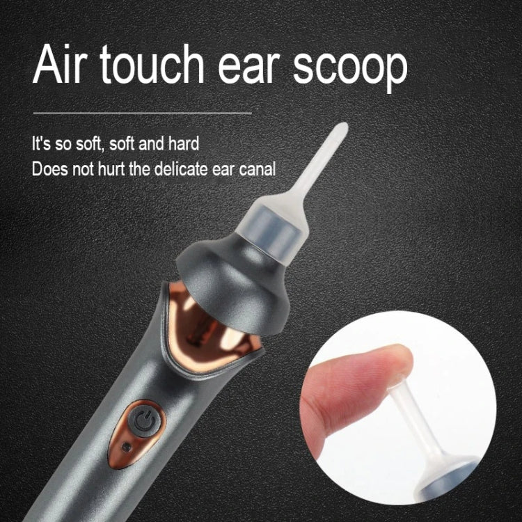 Luminous Upgraded LED Electric Ear Scoop Children Ear Cleaning Tool Set(Black Gray) - free shipping - PMC TechLife - Order now!