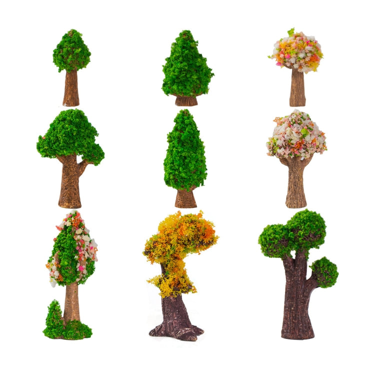 5pcs Micro-Landscape Simulated Green Trees Flowers DIY Gardening Ecological Ornaments, Style: No. 11 Long Tree - Ornaments by PMC Jewellery | Online Shopping South Africa | PMC Jewellery