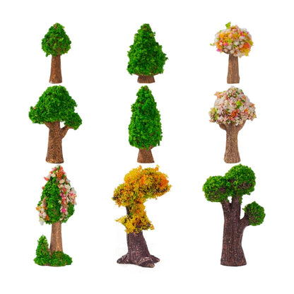 5pcs Micro-Landscape Simulated Green Trees Flowers DIY Gardening Ecological Ornaments, Style: No. 15 Grass Tree Flower - Ornaments by PMC Jewellery | Online Shopping South Africa | PMC Jewellery