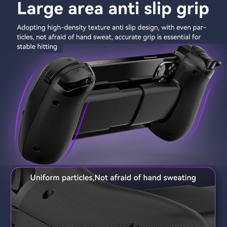 D8 Mobile Phone Stretch Band Light Gamepad Dual Hall Wireless Bluetooth Somatic Vibration Grip for PC / Android / IOS / Tablet / PS3 / PS4 / Switch, Color: Black - Gamepads by PMC TechLife | Online Shopping South Africa | PMC TechLife | Buy Now Pay Later Mobicred
