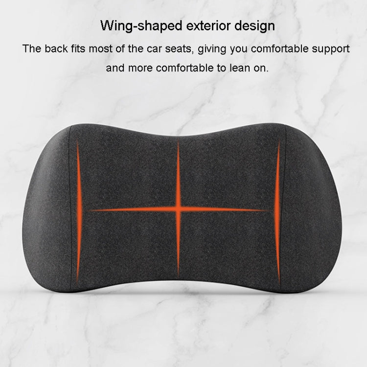 Car Cushion Driving Seat Cervical Support Backrest Pillow, Style: Headrest + Waist Pad Black - Seat Accessories by PMC TechLife | Online Shopping South Africa | PMC TechLife | Buy Now Pay Later Mobicred