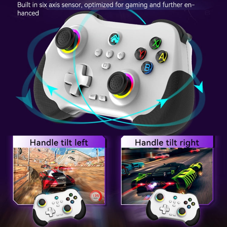 Z01 Wireless Gaming Vortex Dual Hall Body Grip For Switch / PS3 / PS4 / Adroid / IOS(White) - Gamepads by PMC Jewellery | Online Shopping South Africa | PMC Jewellery | Buy Now Pay Later Mobicred