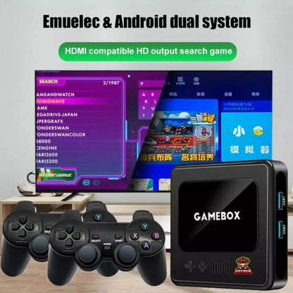 G10 GAMEBOX TV Box Dual System Wireless Android 3D Home 4K HD Game Console Support PS1 / PSP, Style: 64G 30,000+ Games (White) - Pocket Console by PMC Jewellery | Online Shopping South Africa | PMC Jewellery | Buy Now Pay Later Mobicred