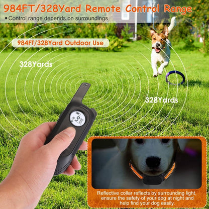 Barking Device Charging Waterproof Collar Remotely Control Dog Trainer - Training Aids by PMC Jewellery | Online Shopping South Africa | PMC Jewellery | Buy Now Pay Later Mobicred