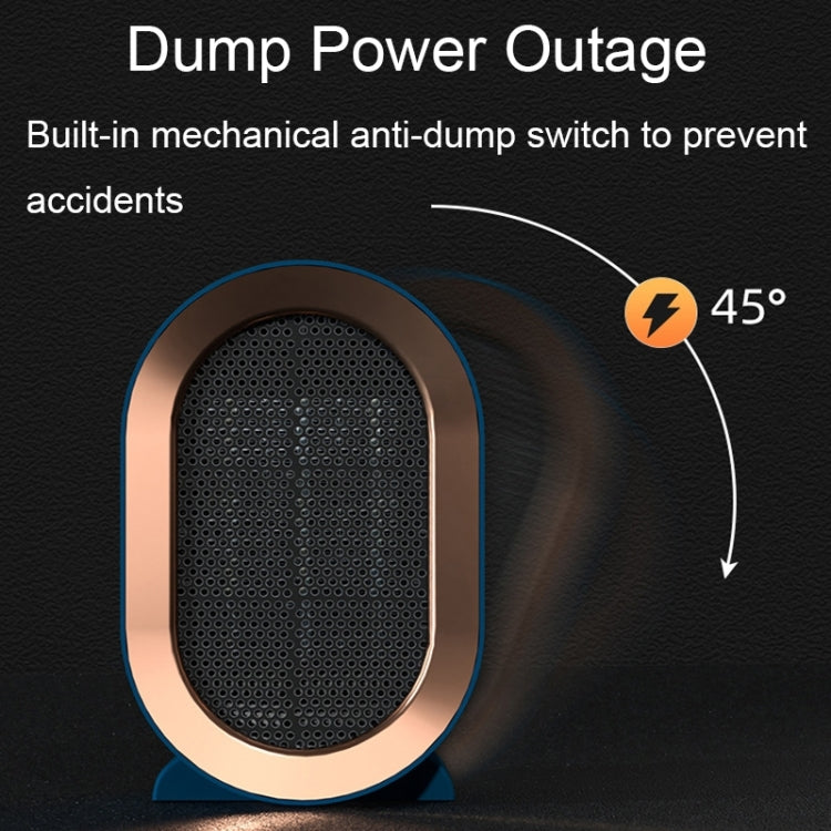 Small Desktop Electric Heater Home PTC Instant Energy-saving Heater, Spec: UK Plug(Green) - Electric Heaters by PMC TechLife | Online Shopping South Africa | PMC TechLife | Buy Now Pay Later Mobicred