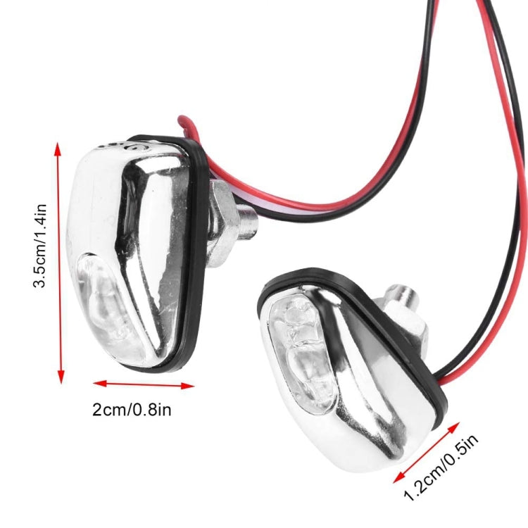 Car Wiper Sprayer Spray Decorative Lamp LED Hood Spray Lights(White) - free shipping - PMC TechLife - Order now!