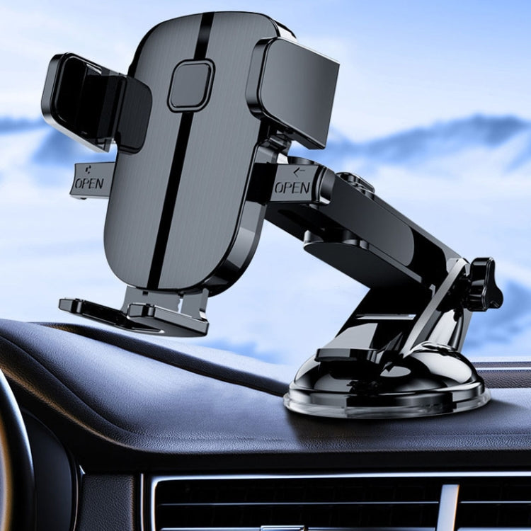 2 In 1 Car Cell Phone Telescopic Holder Universal Automobile Navigation Bracket - Car Holders by PMC Jewellery | Online Shopping South Africa | PMC Jewellery | Buy Now Pay Later Mobicred