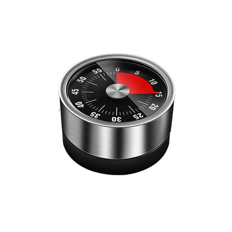Kitchen Stainless Steel Mechanical Timer Student Time Management Reminder Baking Alarm Clock(Black) - Digital Countdown by PMC TechLife | Online Shopping South Africa | PMC TechLife