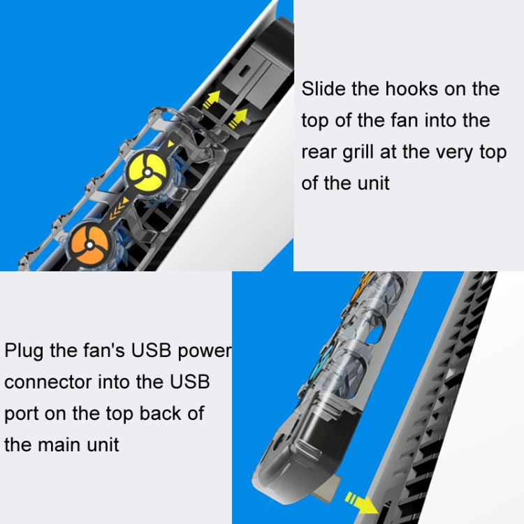 HHC-P5032 For PS5 Host Cooling Fan Hollow Cooling Heat Sink Multi-Color LED Light Three-Speed Cooling Fan Accessories - Others by PMC Jewellery | Online Shopping South Africa | PMC Jewellery | Buy Now Pay Later Mobicred