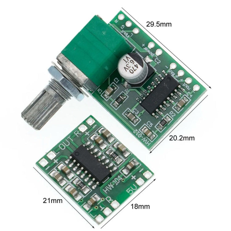 10pcs PAM8403 Mini 5V Digital Amplifier Board USB Power Supply Good Sound Effect, Specification: Module - Breadboard / Amplifier Board by PMC TechLife | Online Shopping South Africa | PMC TechLife