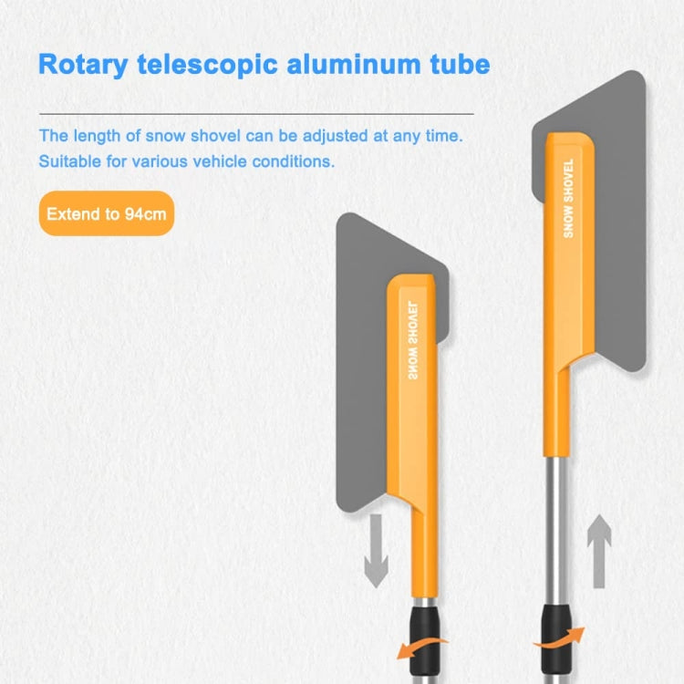 Car Multifunctional Telescopic Snow Shovel Glass Defrost De-icing Brush Winter Cleaning Tools, Spec: Ordinary - Ice Scraper by PMC Jewellery | Online Shopping South Africa | PMC Jewellery | Buy Now Pay Later Mobicred