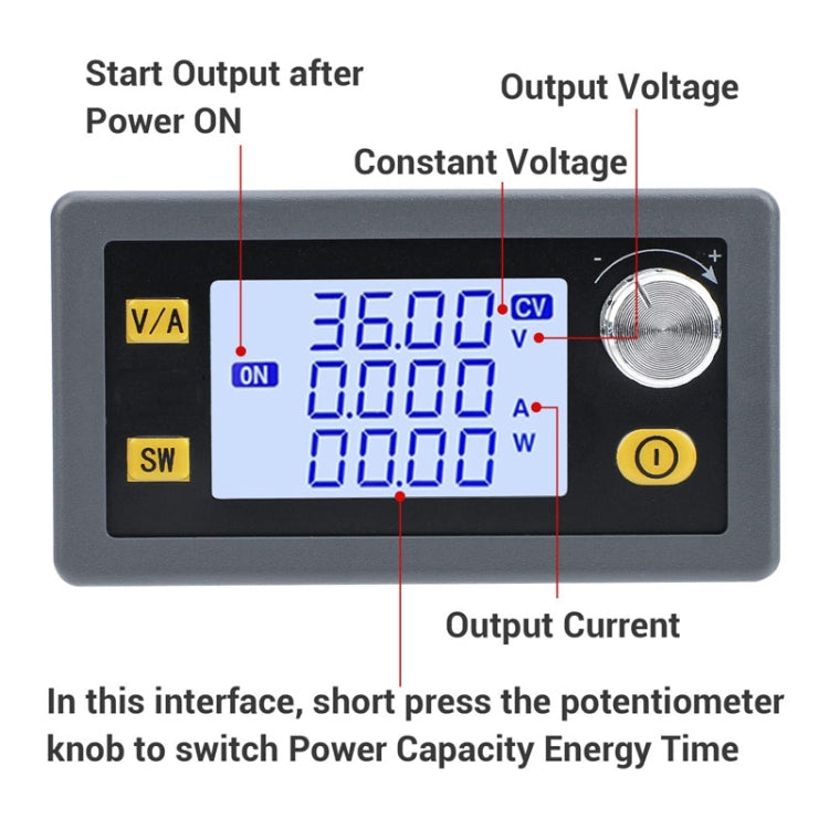 80W 5A DC-DC Adjustable Voltage Regulator Battery Charging Module - Other Accessories by PMC TechLife | Online Shopping South Africa | PMC TechLife