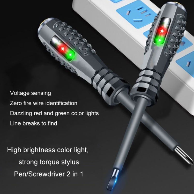 High Torque High Bright Electrician Tester Smart Test Breakpoint Specific Screwdriver(Straight) - Voltage Detector by PMC Jewellery | Online Shopping South Africa | PMC Jewellery