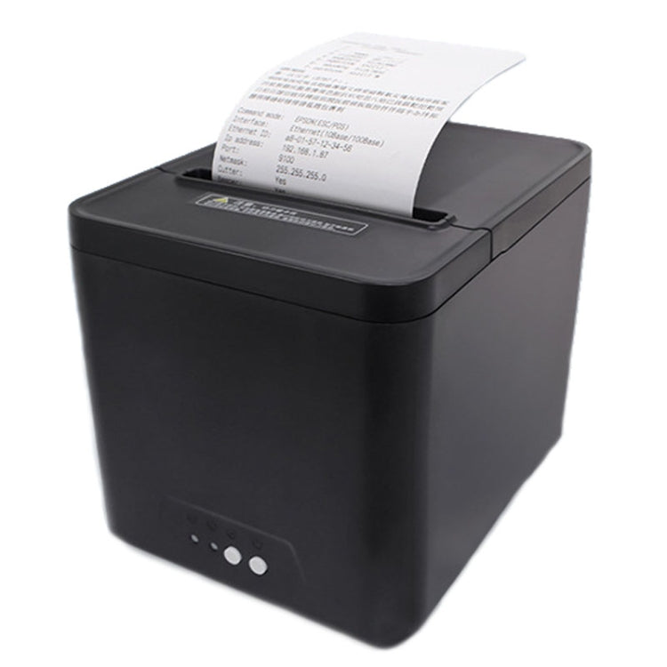 80mm USB+Network Port Thermal Receipt Printer Store Cashier Printer(UK Plug) - Printer by PMC TechLife | Online Shopping South Africa | PMC TechLife | Buy Now Pay Later Mobicred