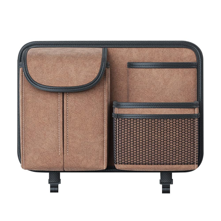 Car Seat Back Organizer Multifunctional Storage Bag Decorative Products(Brown) - Stowing Tidying by PMC TechLife | Online Shopping South Africa | PMC TechLife | Buy Now Pay Later Mobicred