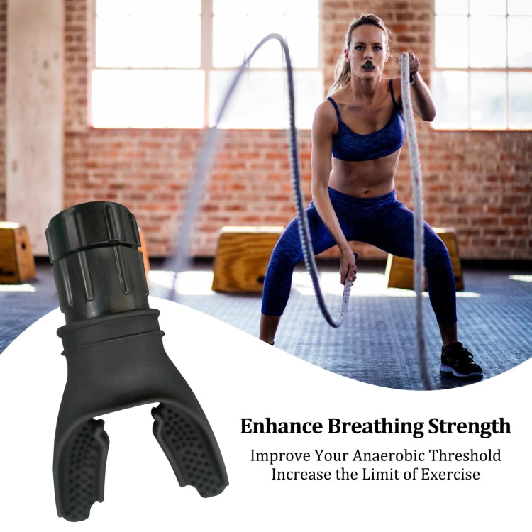 Breathing Exerciser Trainer Adjusts Resistance Lung Capacity Strengthener(Black) - free shipping - PMC TechLife - Order now!