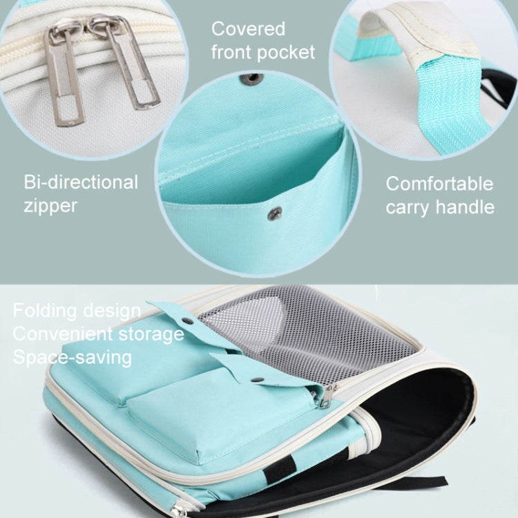 Breathable Square Cat Backpack Foldable Outdoor Portable Pet Bag(Model 4 Gray) - Pet Bags by PMC TechLife | Online Shopping South Africa | PMC TechLife | Buy Now Pay Later Mobicred