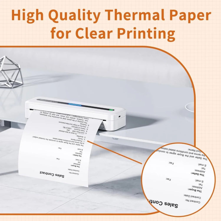 Phomemo 2rolls /Box A4 Writing Quick-Drying Thermal Paper 10-Year Long-Lasting For M832 / M833 / M834 / M835 Printer - Printer Accessories by PMC Jewellery | Online Shopping South Africa | PMC Jewellery | Buy Now Pay Later Mobicred