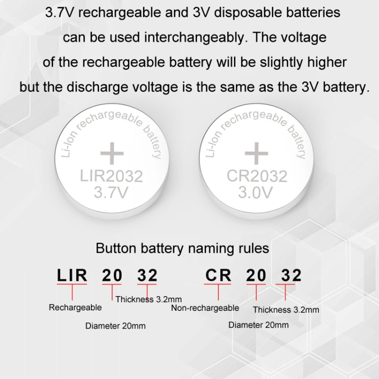 4.2V LIR2032/2450 Button Battery Universal Charger(White With Cable) - Charger & Converter by PMC Jewellery | Online Shopping South Africa | PMC Jewellery