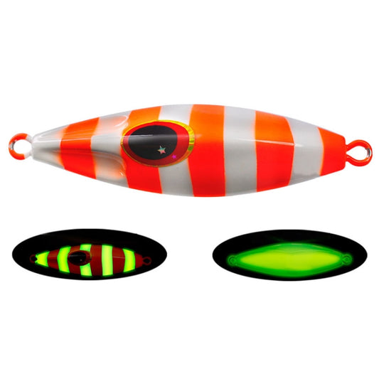 PROBEROS LF124 Deep Sea Iron Plate Lead Fish Fishing Lure Slow Sinking Rocking Luminous Boat Fishing Bait, Size: 120g(Color A) - Fishing Lures by PROBEROS | Online Shopping South Africa | PMC Jewellery | Buy Now Pay Later Mobicred