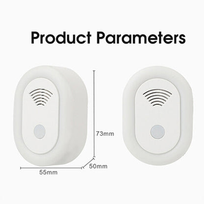 Adjustable Night Light Ultrasonic Mosquito Repeller Mini Home Electronic Mouse Repeller, Spec: US Plug(White) - Repellents by PMC Jewellery | Online Shopping South Africa | PMC Jewellery