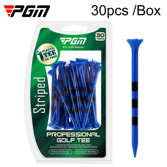 30pcs /Box PGM 83mm Golf Ball Tee Limit Scale Line Tee Ball Holder, Model: QT028-Blue - Golf Accessories by PGM | Online Shopping South Africa | PMC Jewellery | Buy Now Pay Later Mobicred