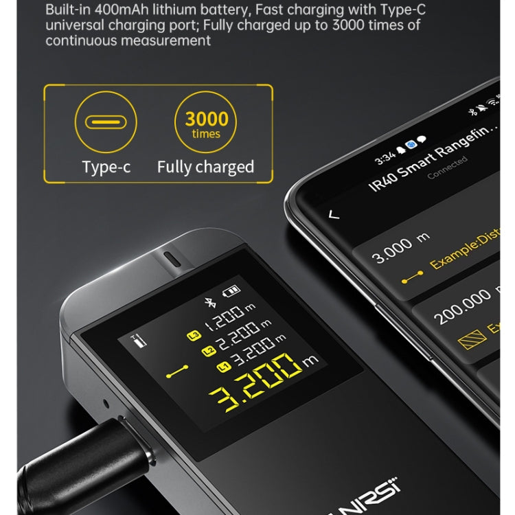 FNIRSI Laser Range Finder Infrared Measuring Ruler(Gray) - free shipping - PMC TechLife - Order now!