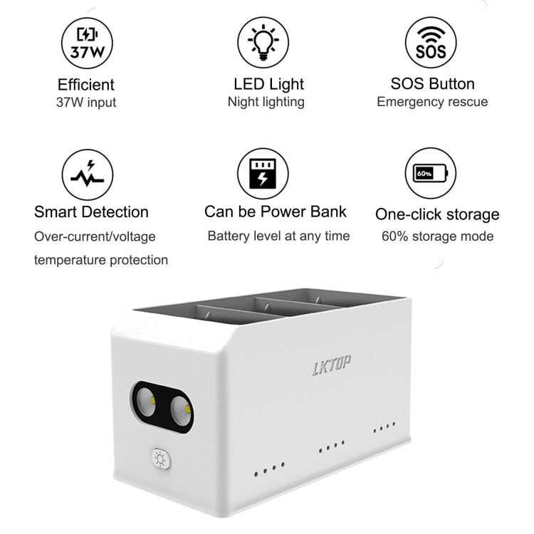 For DJI Mini 4 Pro / Mini 3 Pro Drone LKTOP 37W Two Way Charging Hub - free shipping - PMC TechLife - Order now!