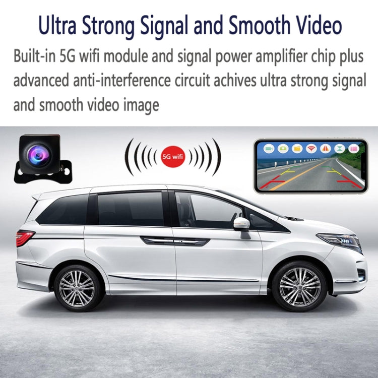 HD1080P 5G WIFI Wireless Car Reversing Starlight Night Vision Camera - Rear View Cameras by PMC Jewellery | Online Shopping South Africa | PMC Jewellery | Buy Now Pay Later Mobicred