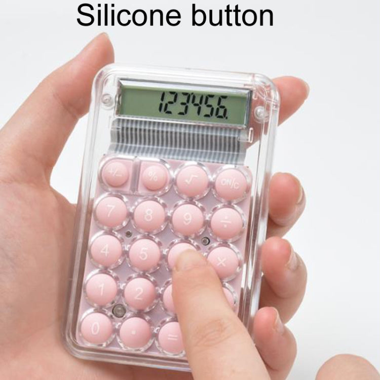 Small Silent Simple Calculator Mini Candy Dormitory Student Office Exam Tool(Pink) - Calculator by PMc TechLife | Online Shopping South Africa | PMc TechLife | Buy Now Pay Later Mobicred