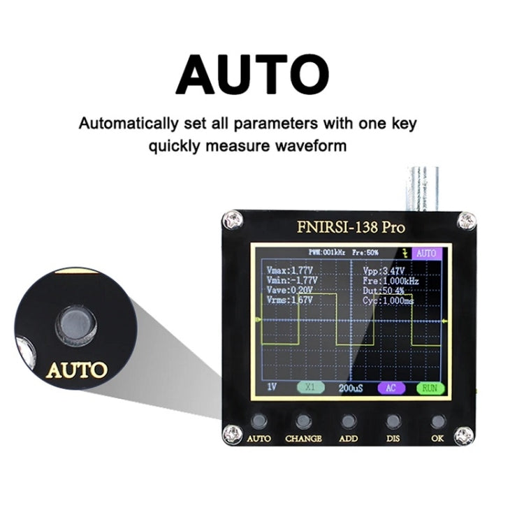 FNIRSI Handheld Small Teaching Maintenance Digital Oscilloscope, Specification: Upgrade Without Battery - Other Tester Tool by FNIRSI | Online Shopping South Africa | PMC Jewellery | Buy Now Pay Later Mobicred