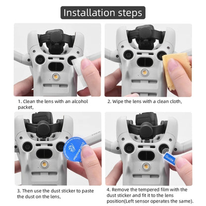 For DJI Mini 4 Pro Sensor / Lens Tempered Film Anti-scratch Protector, Spec: 1 Set - Others by PMC Jewellery | Online Shopping South Africa | PMC Jewellery | Buy Now Pay Later Mobicred