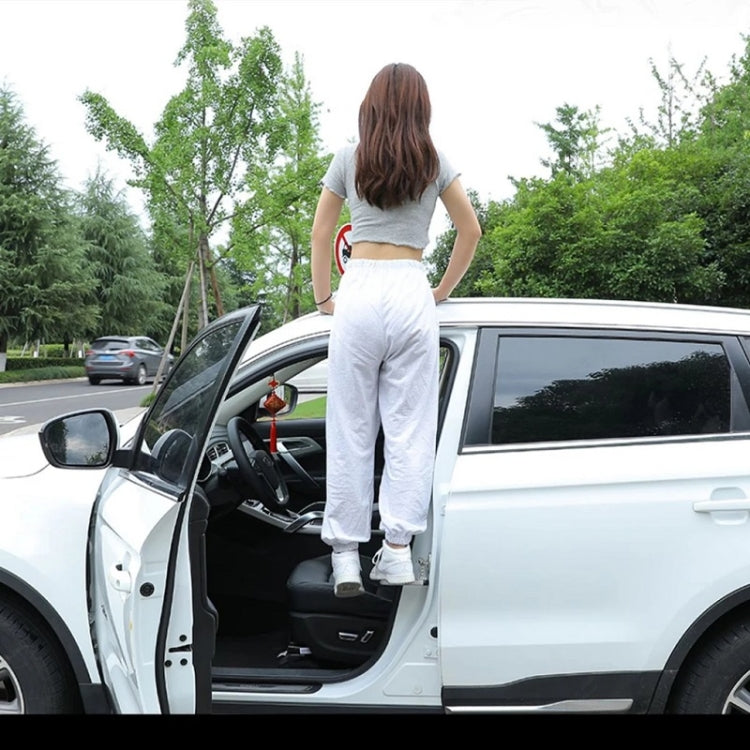 Car Hook Door Foldable Foot Pedal with Safety Hammer(Silver) - free shipping - PMC TechLife - Order now!