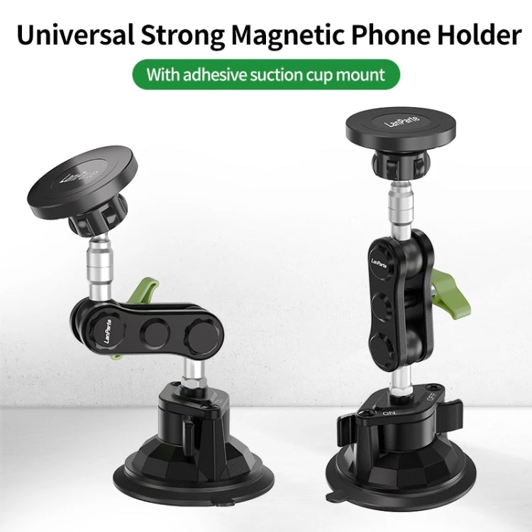 Lanparte Magnetic Car Phone Holder Adjustable Suction Cup Navigation Stand RBA-M01N - Universal Car Holders by Lanparte | Online Shopping South Africa | PMC TechLife | Buy Now Pay Later Mobicred