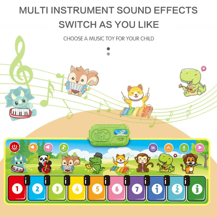 110x36cm Children Piano Mat Footsteps Music Dancing Blanket Parent-Child Multifunctional Game Blanket - Music Toys by PMC Jewellery | Online Shopping South Africa | PMC Jewellery | Buy Now Pay Later Mobicred