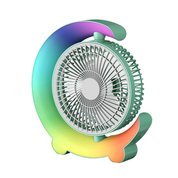 F11 USB Charging Cool Marquee Desktop Portable Fan(Mint Green) - Electric Fans by PMC Jewellery | Online Shopping South Africa | PMC Jewellery | Buy Now Pay Later Mobicred