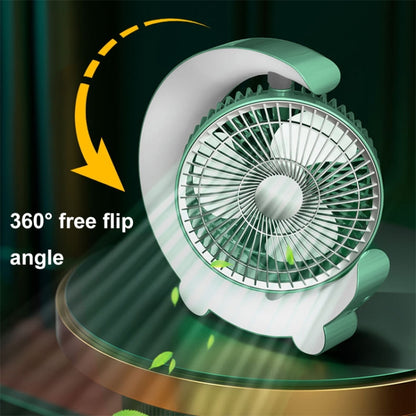 F11 USB Charging Cool Marquee Desktop Portable Fan(Mint Green) - Electric Fans by PMC Jewellery | Online Shopping South Africa | PMC Jewellery | Buy Now Pay Later Mobicred